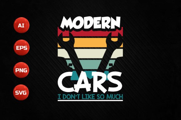 Car T-shirt Design 44: A Modern Asset for Creative Projects