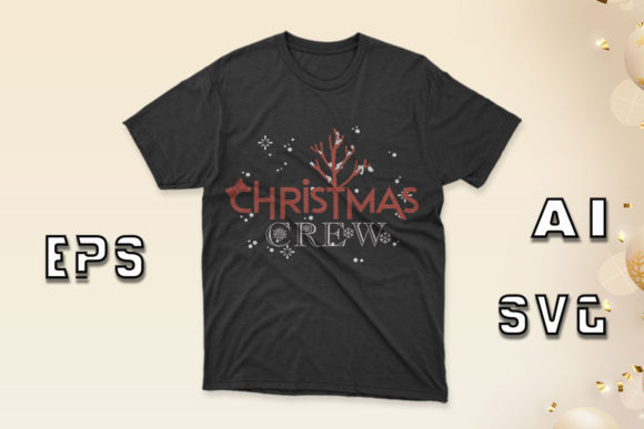 Elevate Your Festive Branding with Christmas T-Shirt Design 303