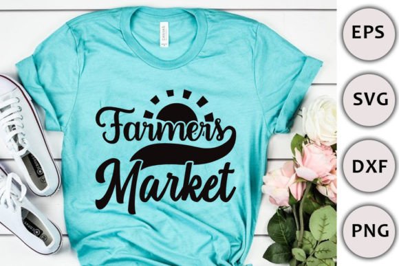 Farmhouse SVG Design: Farmers Market Graphics