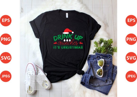 Funny Christmas T-shirt Design: A Festive Creative Asset