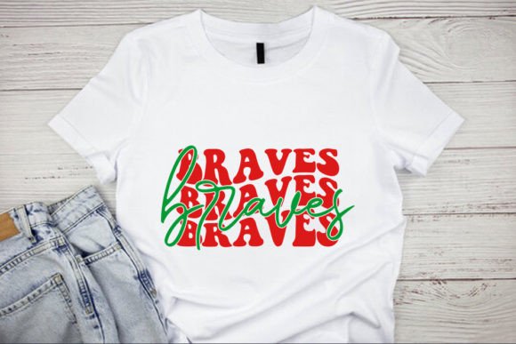 Retro Svg Design, Braves: Vintage Charm for Modern Projects