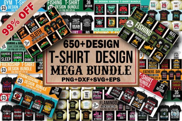 T-Shirt Design Mega Bundle: Your Ultimate Creative Toolkit