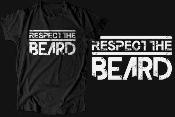 Vintage Bearded T-Shirt Design: A Timeless Graphic Asset