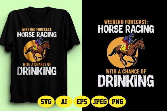 Weekend Forecast Horse Racing Design 5: A Creative Asset